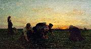 Jules Breton The Weeders, oil on canvas painting by Metropolitan Museum of Art oil